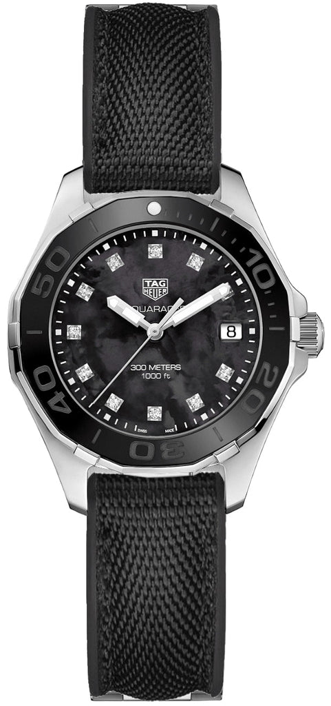 Tag Heuer Aquaracer Black Mother of Pearl Dial Watch for Women - WAY131M.FT6092 Buy Now By Tag Heuer