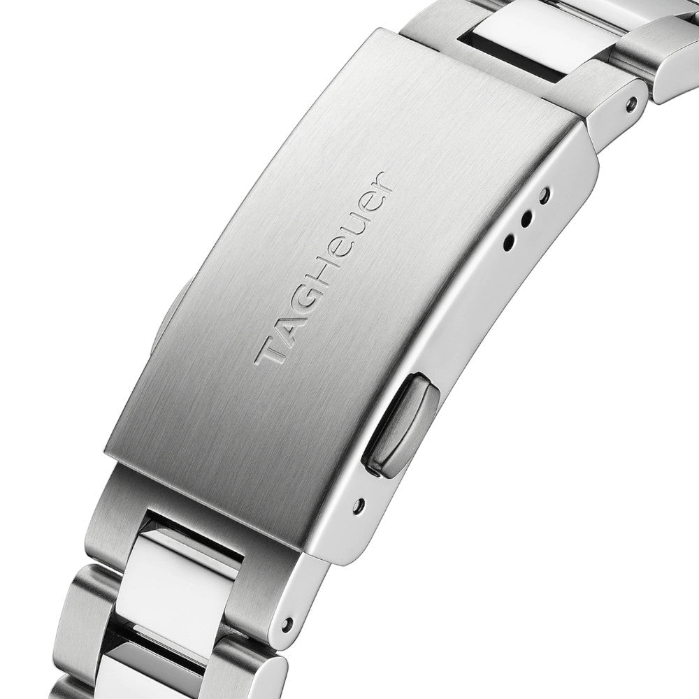 Tag Heuer Aquaracer Quartz Diamonds Black Dial Silver Steel Strap Watch for Women - WAY131P.BA0748 Buy Now By Tag Heuer