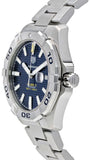 Tag Heuer Aquaracer Calibre 5 Automatic Blue Dial Silver Steel Strap Watch for Men - WAY2012.BA0927 Buy Now By Tag Heuer