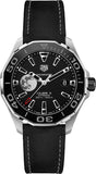 Tag Heuer Aquaracer Calibre 5 Moon Black Dial Black Nylon Strap Watch for Men - WAY201J.FC6370 Buy Now By Tag Heuer