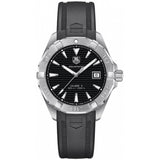 Tag Heuer Aquaracer Automatic Caliber 5 Black Dial Black Rubber Strap Watch for Men - WAY2110.FT8021 Buy Now By Tag Heuer