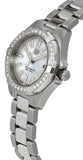 Tag Heuer Aquaracer Diamonds Mother of Pearl White Dial Silver Steel Strap Watch for Women - WBD1413.BA0741 Buy Now By Tag Heuer