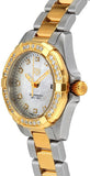 Tag Heuer Aquaracer Quartz Diamonds Mother of Pearl Dial Two Tone Steel Strap Watch for Women - WBD1423.BB0321 Buy Now By Tag Heuer