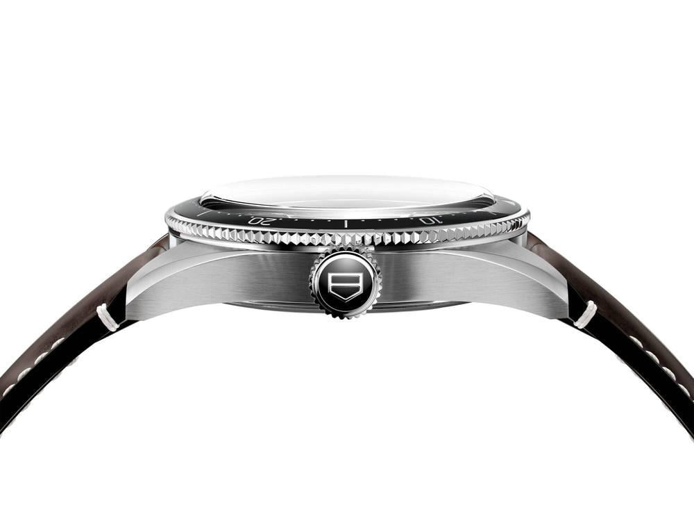 Tag Heuer Autavia Automatic Grey Dial Brown Leather Strap Watch for Men - WBE5114.FC8266 Buy Now By Tag Heuer