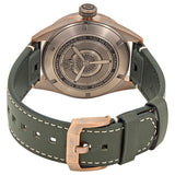 Tag Heuer Autavia Calibre 5 Automatic Olive Green Dial Green Leather Strap Watch for Men - WBE5190.FC8268 Buy Now By Tag Heuer