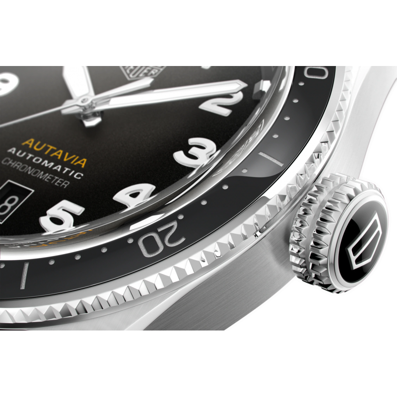 Tag Heuer Autavia Automatic Grey Dial Silver Steel Strap Watch for Men - WBE5114.EB0173 Buy Now By Tag Heuer