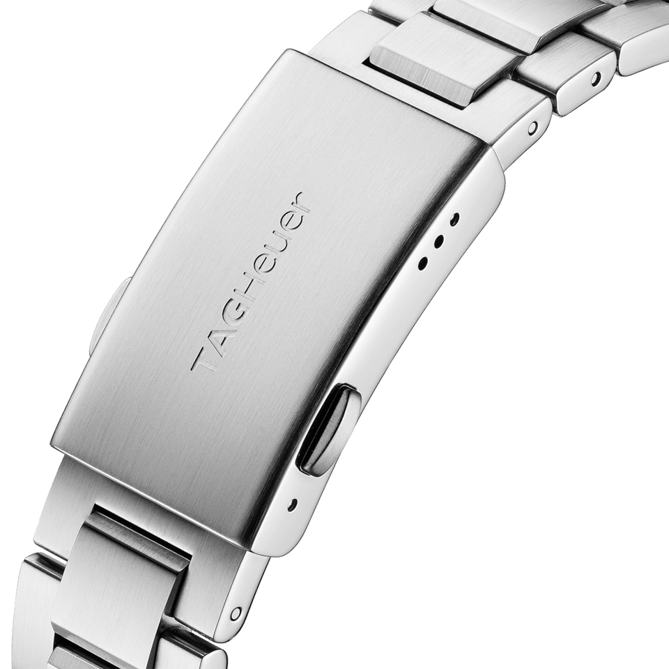 Tag Heuer Aquaracer Automatic Black Dial Silver Steel Strap Watch for Men - WAY211A.BA0928 Buy Now By Tag Heuer