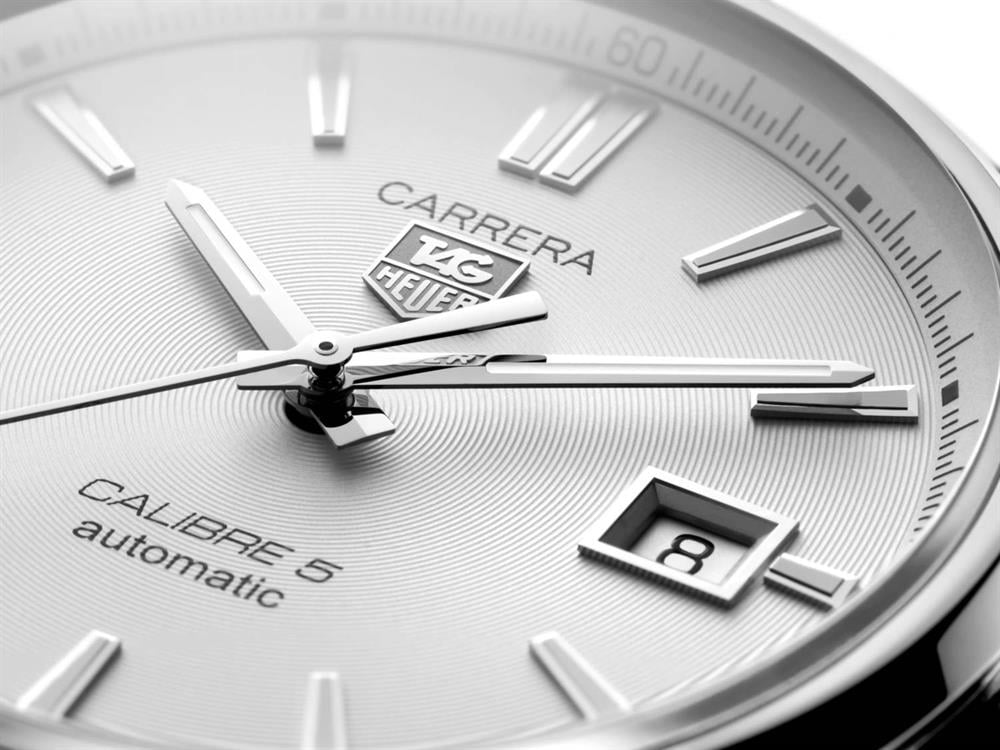 Tag Heuer Carrera Automatic Caliber 5 White Dial Silver Steel Strap Watch for Men - WAR211B.BA0782 Buy Now By Tag Heuer