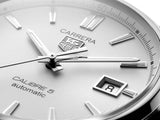 Tag Heuer Carrera Automatic Caliber 5 White Dial Silver Steel Strap Watch for Men - WAR211B.BA0782 Buy Now By Tag Heuer