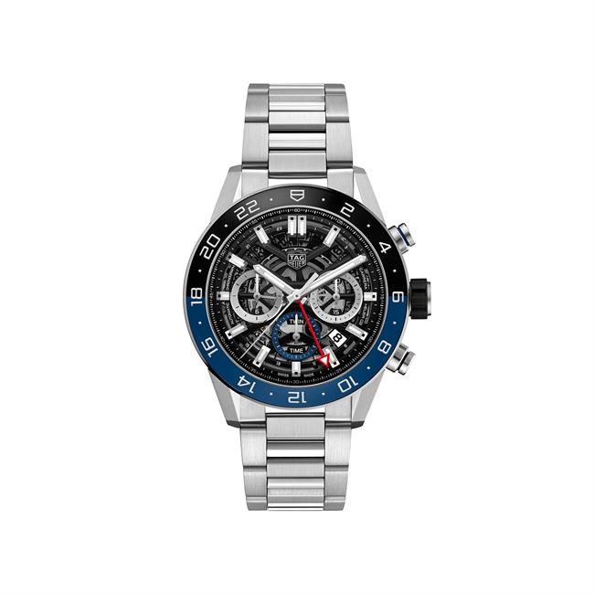 Tag Heuer Carrera Chronograph Blue Dial Silver Steel Strap Watch for Men - CBG2A1Z.BA0658 Buy Now By Tag Heuer