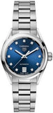 Tag Heuer Carrera Diamonds Blue Dial Silver Steel Strap Watch for Women - WBN2413.BA0621 Buy Now By Tag Heuer