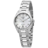 Tag Heuer Carrera Diamonds Mother of Pearl Dial Silver Steel Strap Watch for Women - WBN2412.BA0621 Buy Now By Tag Heuer