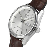 Tag Heuer Carrera Day Date Silver Dial Brown Leather Strap Watch for Men - WBN2011.FC6484 Buy Now By Tag Heuer