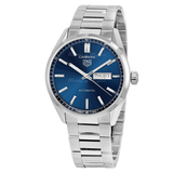 Tag Heuer Carrera Day Date Blue Dial Silver Steel Strap Watch for Women - WBN2012.BA0640 Buy Now By Tag Heuer