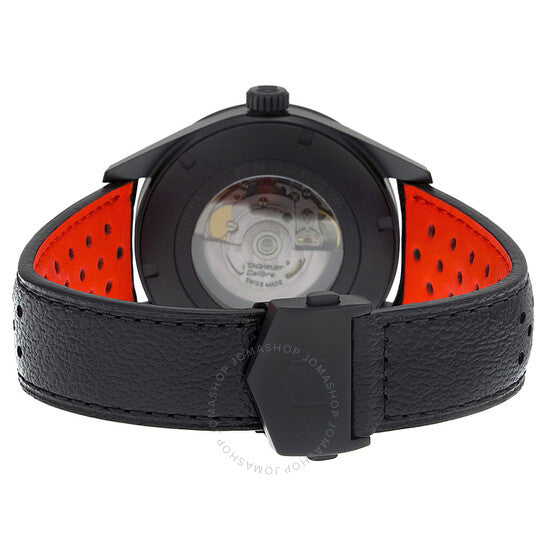 Tag Heuer Carrera Calibre 5 Drive Timer Black Dial Black Leather Strap Watch for Men - WAR2A80.FC6337 Buy Now By Tag Heuer