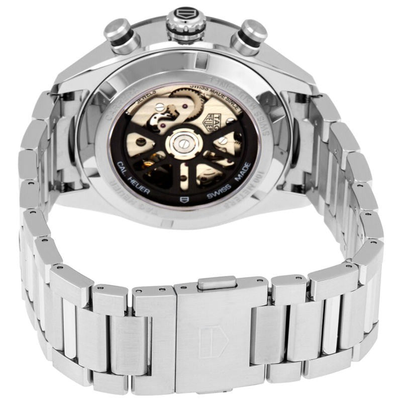 Tag Heuer Carrera Chronograph Blue Dial Silver Steel Strap Watch for Men - CBN2A1A.BA0643 Buy Now By Tag Heuer