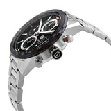 Tag Heuer Carrera Automatic Chronograph Black Dial Silver Steel Strap Watch for Men - CBM2110.BA0651 Buy Now By Tag Heuer