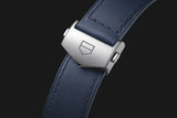 Tag Heuer Carrera Chronograph Blue Dial Blue Leather Strap Watch for Men - CBN201D.FC6543 Buy Now By Tag Heuer