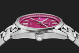 Tag Heuer Carrera Date Automatic 18K Pink Dial Silver Steel Strap Watch for Women - WBN2313.BA0001 Buy Now By Tag Heuer