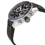 Tag Heuer Carrera Automatic Chronograph Steel & Ceramic Black Dial Black Rubber Strap Watch for Men - CBG2A1Z.FT6157 Buy Now By Tag Heuer