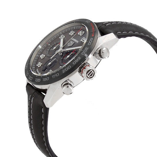 Tag Heuer Carrera Porsche Chronograph Special Edition Black Dial Black Leather Strap Watch for Men - CBN2A1F.FC6492 Buy Now By Tag Heuer