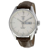 Tag Heuer Carrera Calibre 5 Automatic White Dial Brown Leather Strap Watch for Men - WAR201B.FC6291 Buy Now By Tag Heuer