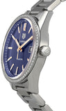 Tag Heuer Carrera Quartz Diamonds Blue Dial Silver Steel Strap Watch for Women - WAR1114.BA0601 Buy Now By Tag Heuer