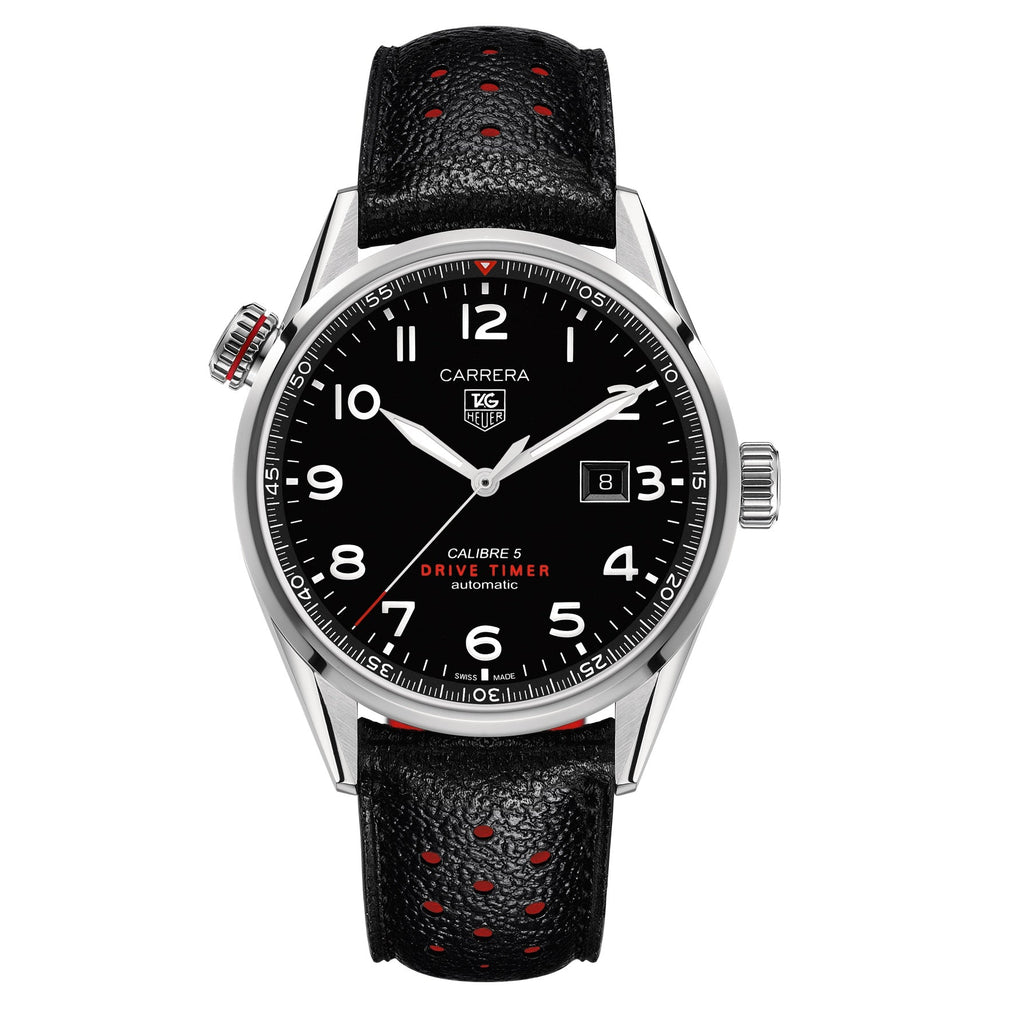 Tag Heuer Carrera Black Dial Watch for Men - WAR2A10.FC6337 Buy Now By Tag Heuer