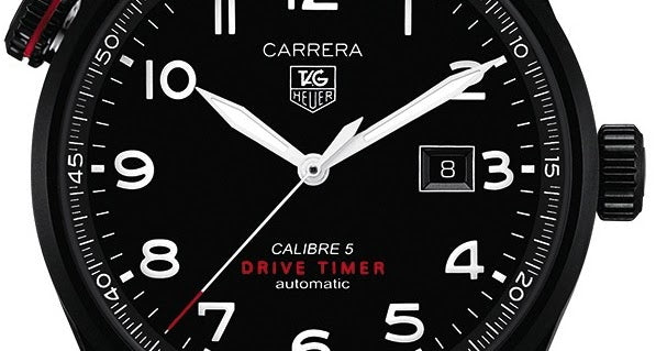 Tag Heuer Carrera Black Dial Watch for Men - WAR2A80.FC6337 Buy Now By Tag Heuer