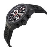 Tag Heuer Carrera Automatic Chronograph Black Dial Black Rubber Strap Watch for Men - CBG2A90.FT6173 Buy Now By Tag Heuer