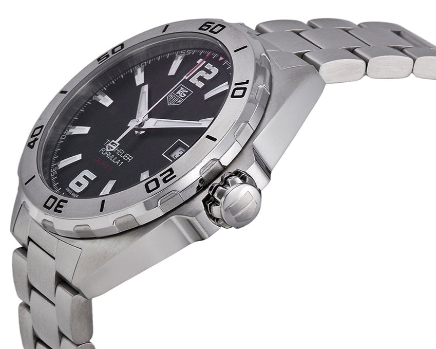 Tag Heuer Formula 1 Automatic Black Dial Silver Steel Strap Watch for Men - WAZ2113.BA0875 Buy Now By Tag Heuer