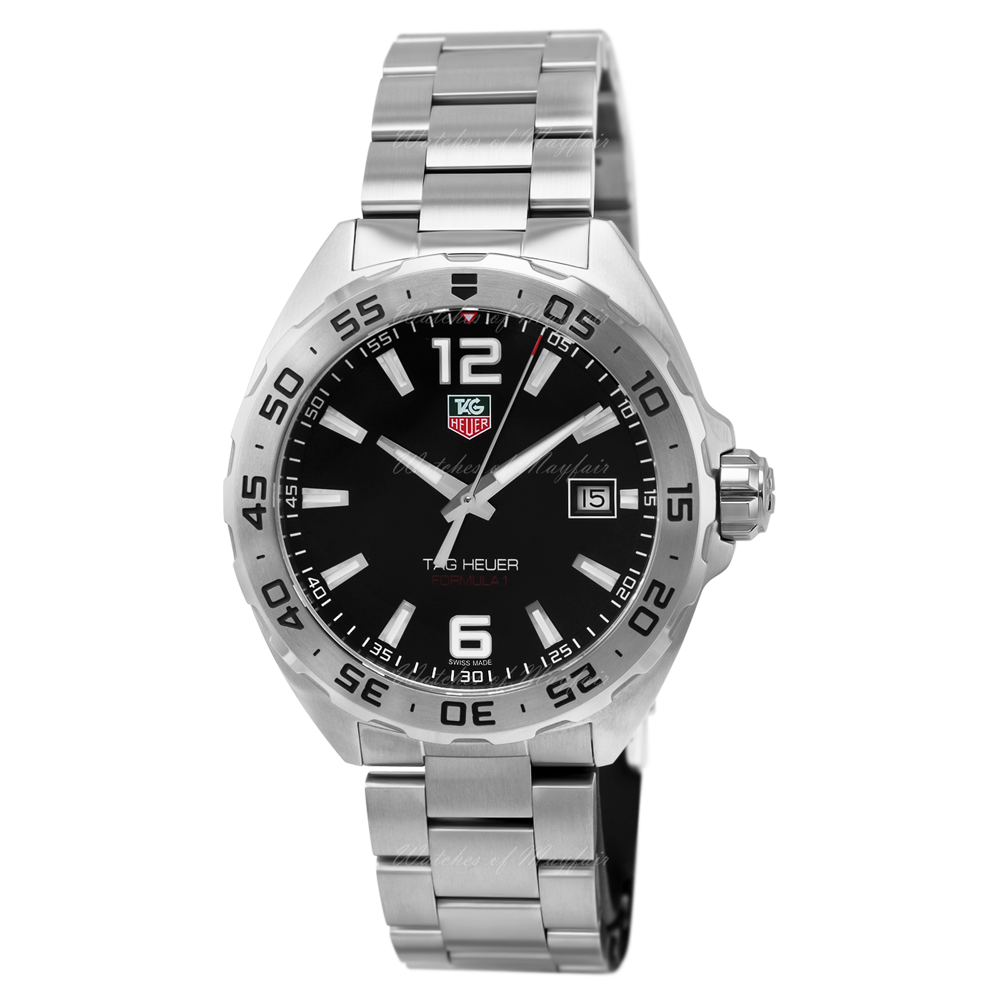 Tag Heuer Formula 1 Quartz Black Dial Watch For Men - WAZ1112.BA0875 Buy Now By Tag Heuer