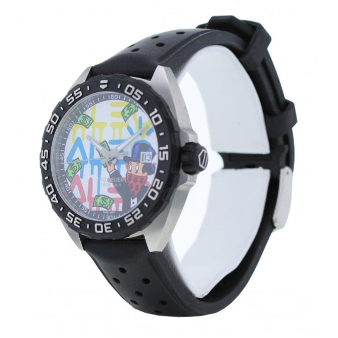 Tag Heuer Formula 1 Alec Monopoly Special Edition Black Rubber Strap Watch for Men - WAZ1119.FT8023 Buy Now By Tag Heuer