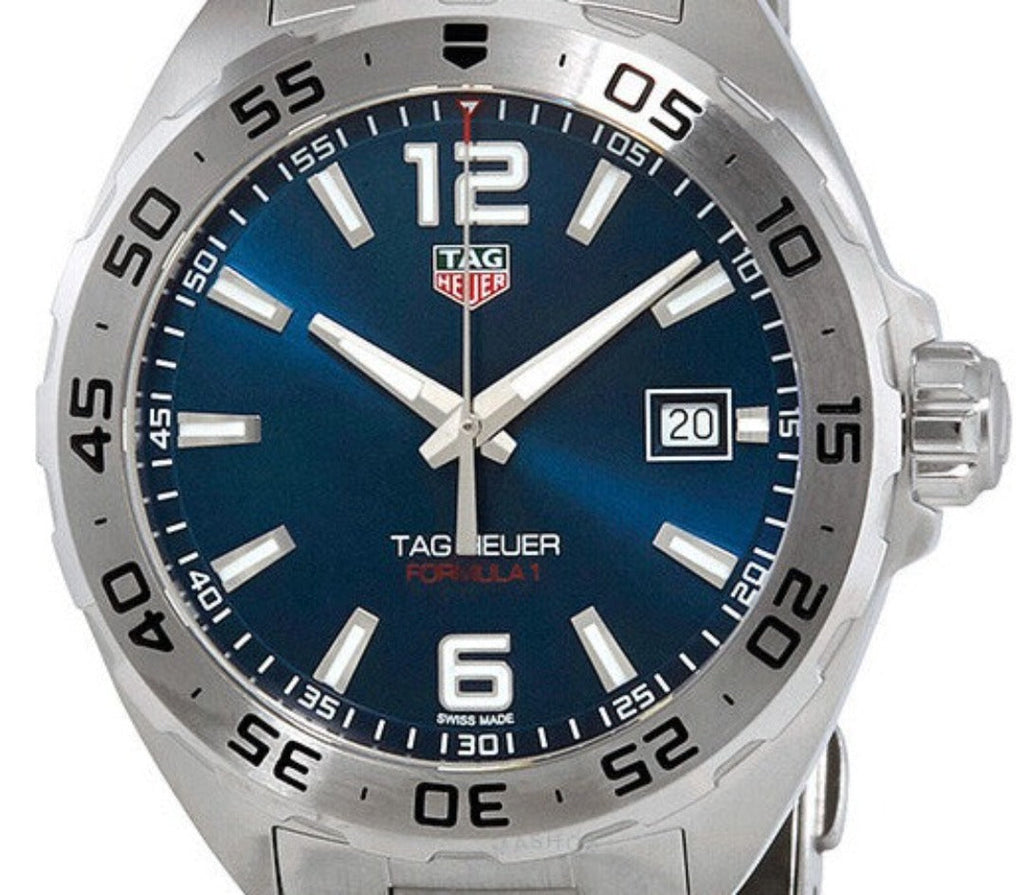 Tag Heuer Formula 1 Blue Dial Silver Steel Strap Watch for Men - WAZ1118.BA0875 Buy Now By Tag Heuer