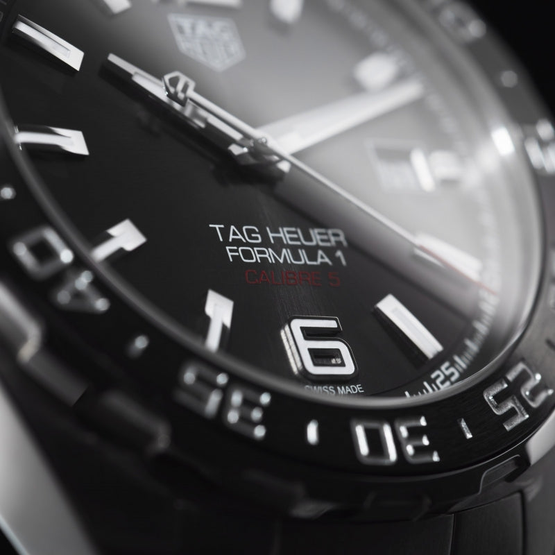 Tag Heuer Formula 1 Calibre 5 Chronograph Anthracite Dial Silver Steel Strap Watch for Men - WAZ2011.BA0842 Buy Now By Tag Heuer