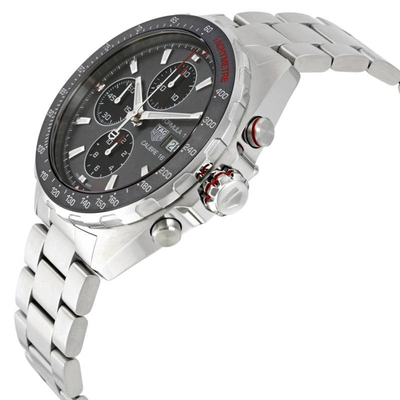Tag Heuer Formula 1 Automatic Chronograph Grey Dial Silver Strap Watch for Men - CAZ2012.BA0876 Buy Now By Tag Heuer