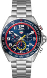Tag Heuer Formula 1 x Red Bull Racing Chronograph Blue Dial Silver Steel Strap Watch for Men - CAZ101AL.BA0842 Buy Now By Tag Heuer