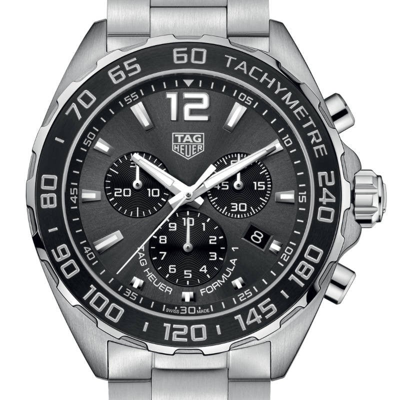 Tag Heuer Formula 1 Anthracite Dial Silver Steel Strap Watch for Men - CAZ1011.BA0842 Buy Now By Tag Heuer
