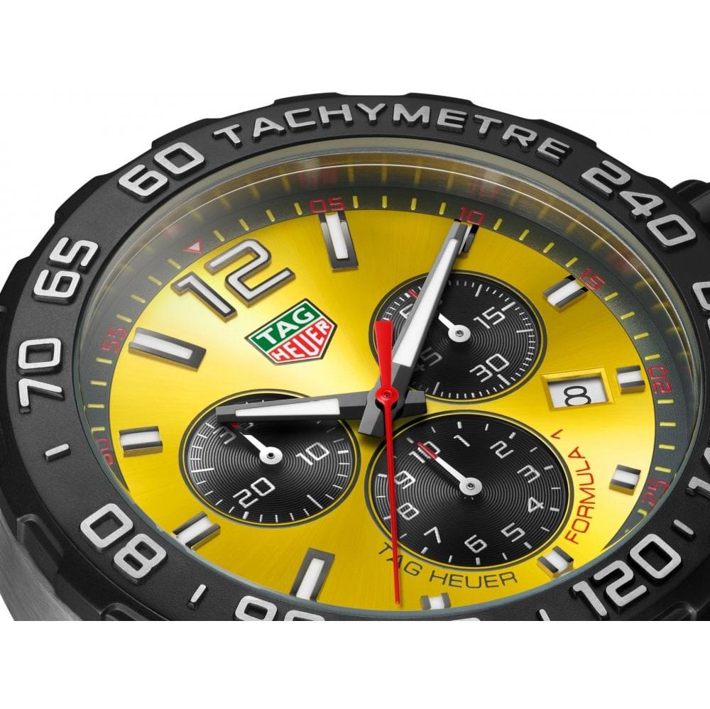 Tag Heuer Formula 1 Yellow Dial Watch for Men - CAZ101AM.FT8054 Buy Now By Tag Heuer