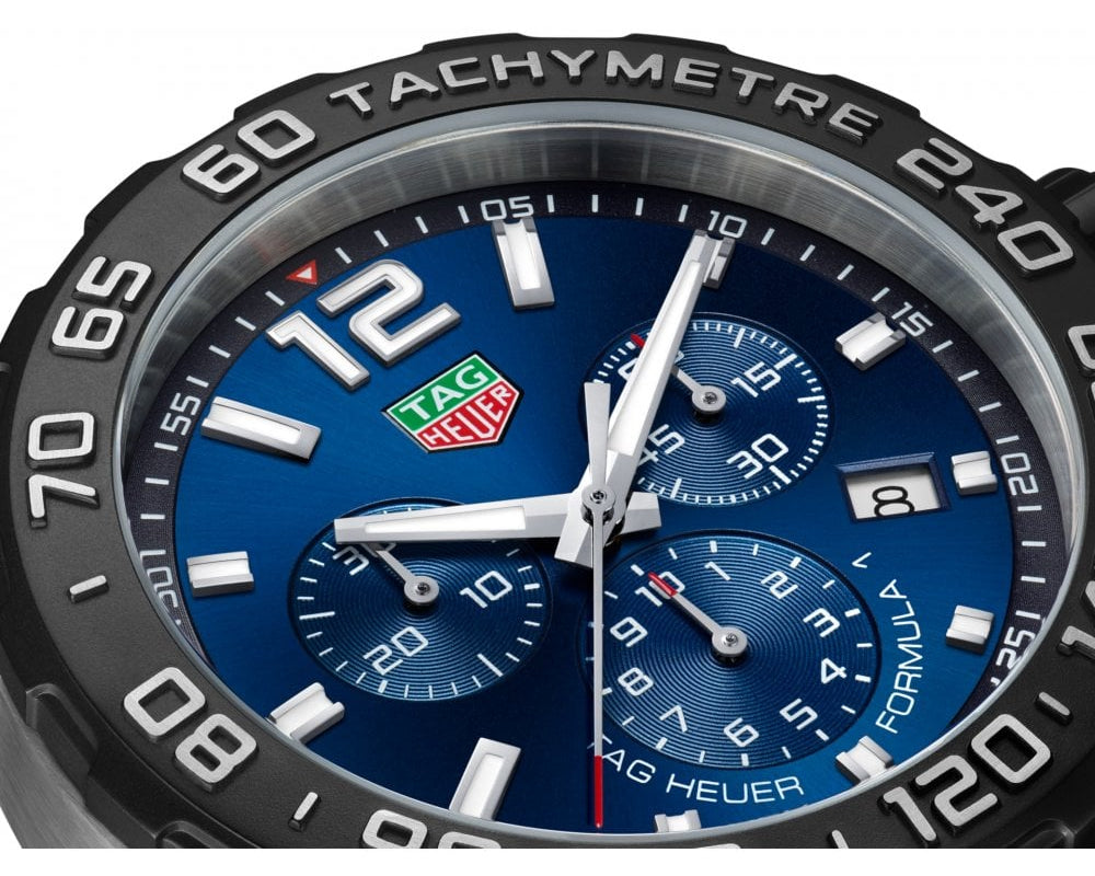 Tag Heuer Formula 1 Chronograph Blue Dial Silver Steel Strap Watch for Men - CAZ101AV.BA0842 Buy Now By Tag Heuer