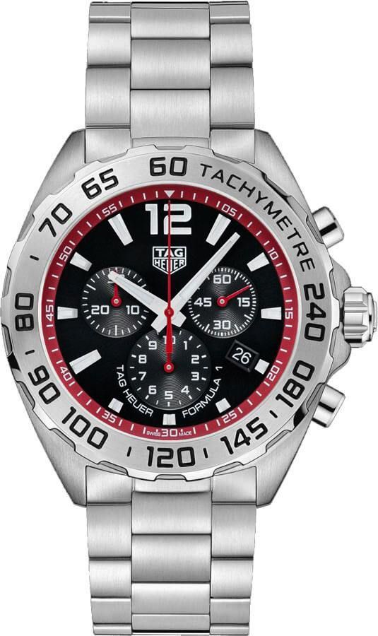Tag Heuer Formula 1 Chronograph Black Dial Silver Steel Strap Watch for Men - CAZ101Y.BA0842 Buy Now By Tag Heuer
