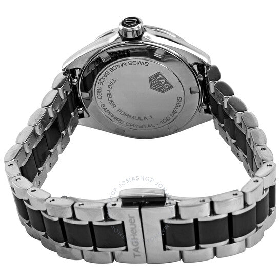Tag Heuer Formula 1 Diamonds Black Dial Two Tone Steel Strap Watch for Women - WBJ141AB.BA0973