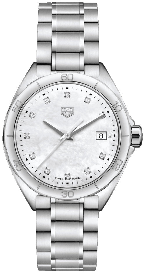 Tag Heuer Formula 1 Diamonds Mother of Pearl White Dial Watch for Women - WBJ1319.BA0666 Buy Now By Tag Heuer
