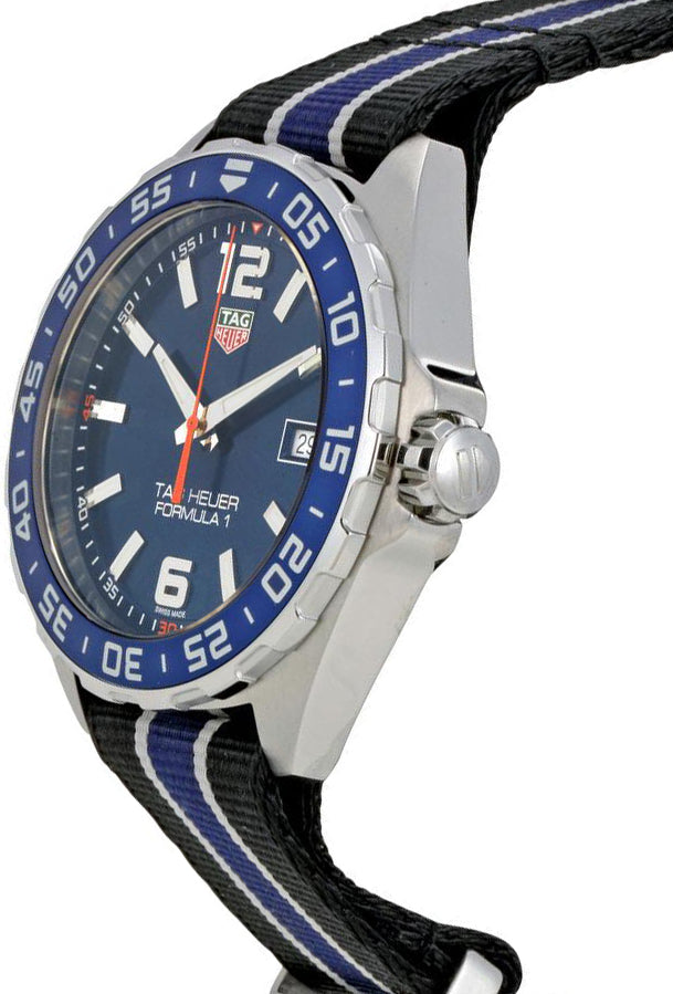Tag Heuer Formula 1 Quartz Blue Dial Two Tone NATO Strap Watch for Men - WAZ1010.FC8197 Buy Now By Tag Heuer