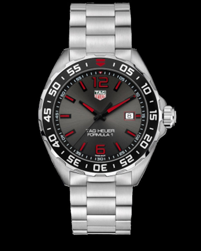 Tag Heuer Formula 1 Quartz Anthracite Dial Silver Steel Strap Watch for Men - WAZ1018.BA0842 Buy Now By Tag Heuer