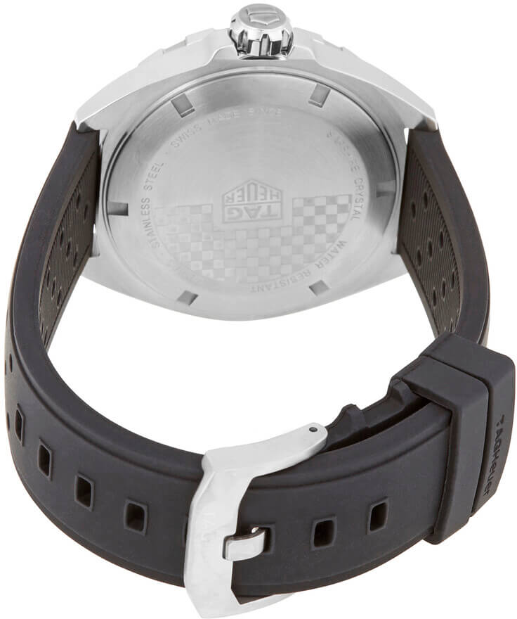 Tag Heuer Formula 1 Quartz Black Dial Black Rubber Strap Watch for Men - WAZ1112.FT8023 Buy Now By Tag Heuer