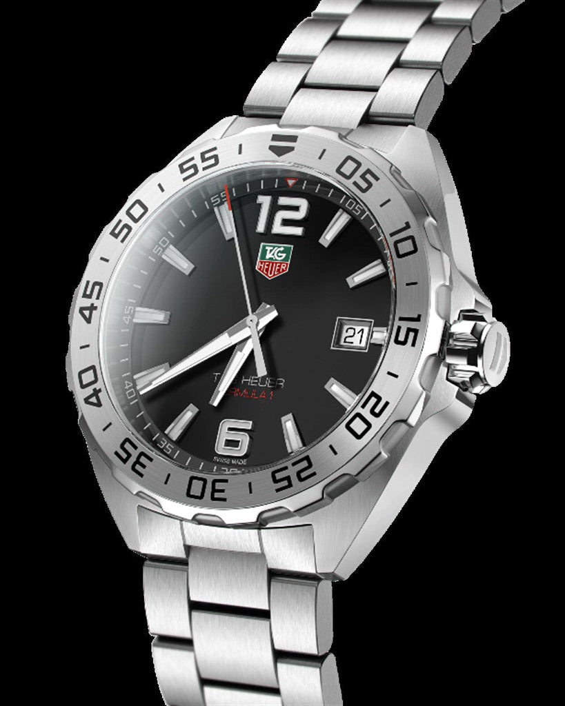 Tag Heuer Formula 1 Quartz Black Dial Watch For Men - WAZ1112.BA0875 Buy Now By Tag Heuer