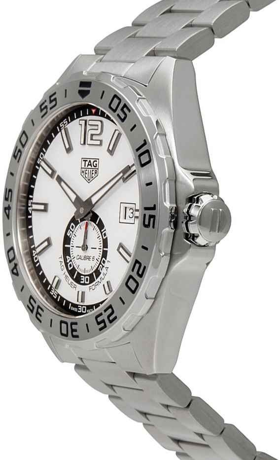 Tag Heuer Formula 1 Calibre 6 Automatic White Dial Silver Steel Strap Watch for Men - WAZ2013.BA0842 Buy Now By Tag Heuer