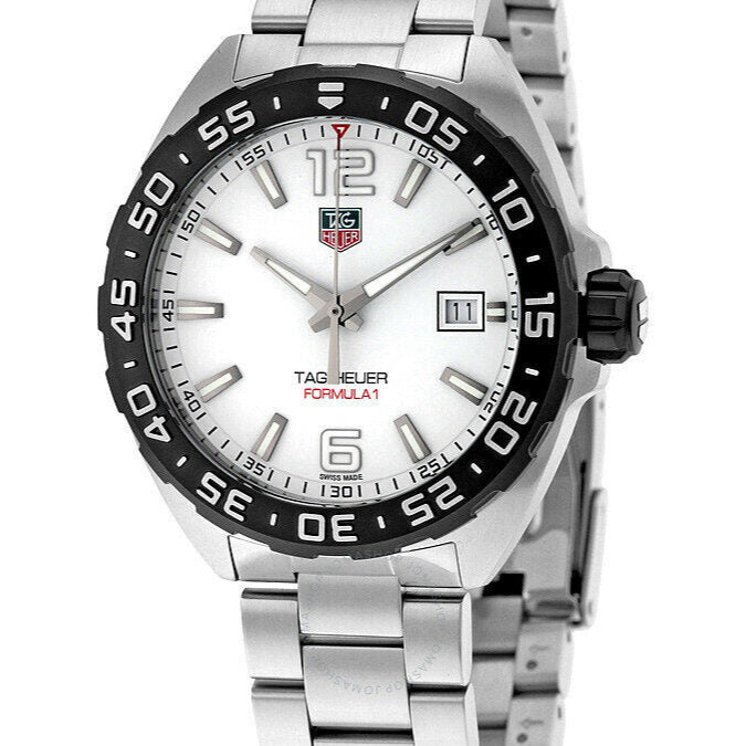 Tag Heuer Formula 1 White Dial Silver Steel Strap Watch for Men - WAZ1111.BA0875 Buy Now By Tag Heuer