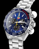 Tag Heuer Formula 1 Red Bull Racing Chronograph Blue Dial Silver Steel Strap Watch for Men - CAZ101AK.BA0842 Buy Now By Tag Heuer